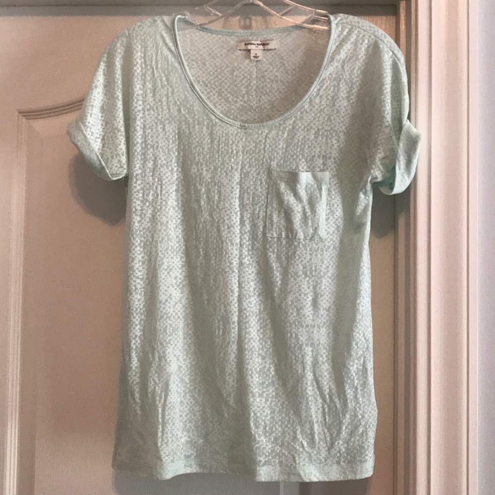Mint short sleeve shirt